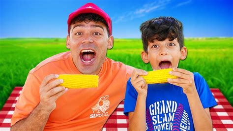 Jason and Alex have a fun picnic adventure - YouTube