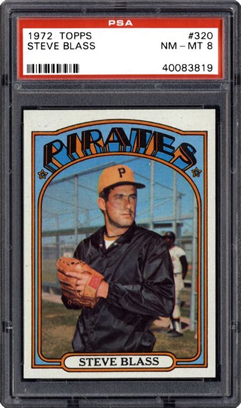 1972 Topps Steve Blass | PSA CardFacts®