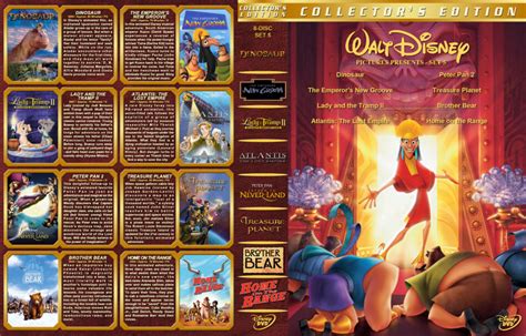 Walt Disney Pictures Presents - Set 5 dvd cover (2000-2004) R1 Custom