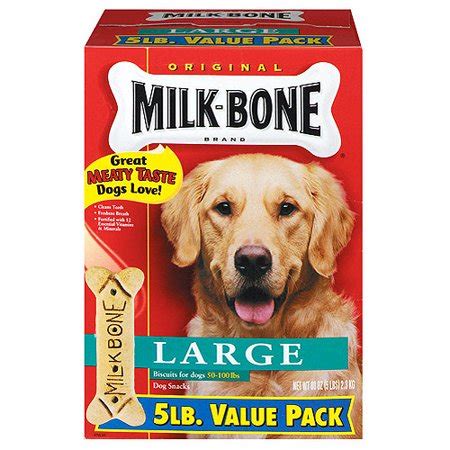 Milk-Bone Large Biscuit Dog Treats, 15 Lb. - Walmart.com