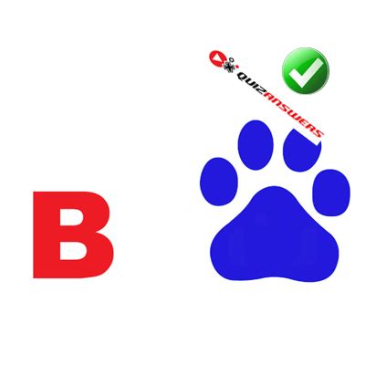 Blue Paw Print Logo - LogoDix