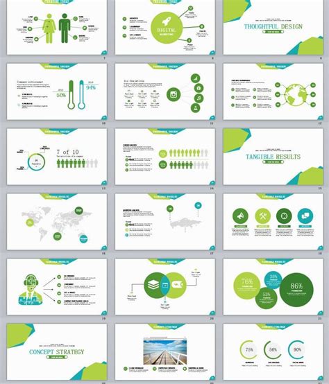 Red minimal report PowerPoint template – The highest quality PowerPoint ...