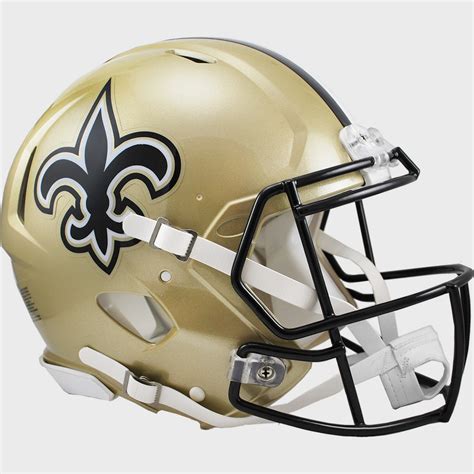 New Orleans Saints Speed Football Helmet - Gameday Collectibles