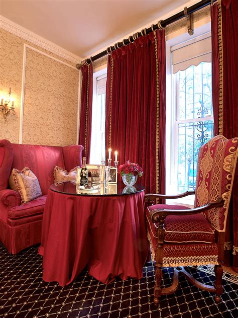 Burgundy Curtains for Living Room