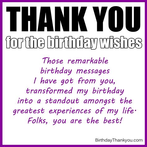 40 Thank You Messages For Birthday Wishes, 50% OFF