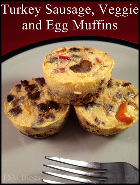 Turkey Sausage, Veggie and Egg Muffins #JDCrumbles #ad