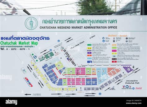 Chatuchak Market Bangkok Map