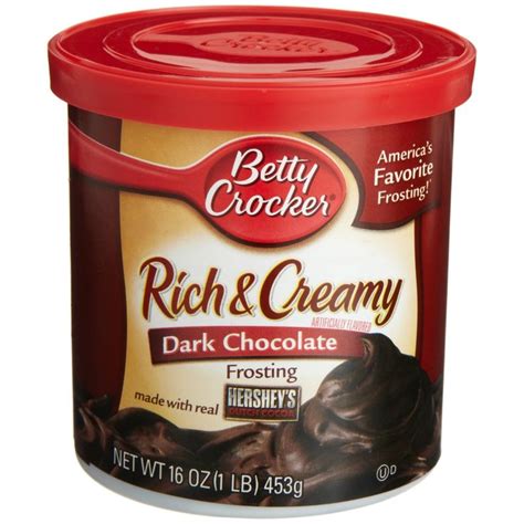 betty crocker frosting | Triple chocolate, Chocolate fudge, Dark ...