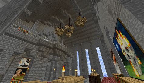 Did an improvement of my church's interior. : r/GoldenAgeMinecraft