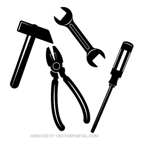 Mechanic Tools Vector at GetDrawings | Free download