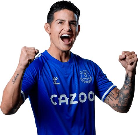 James Rodriguez Everton football render - FootyRenders