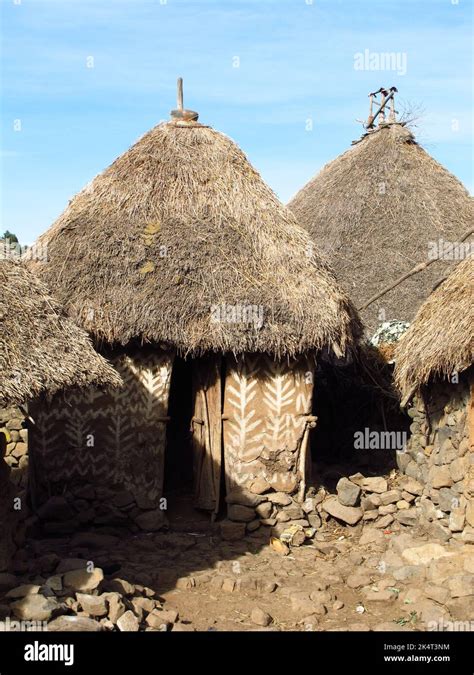 Tribal village in Ethiopia country, Africa Stock Photo - Alamy