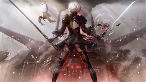 Nier Automata Wallpaper 2b - 1920x1080 Wallpaper - teahub.io