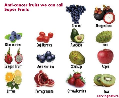 Healthy Body-Healthy Mind: Anti-caner fruits (Super Fruits)