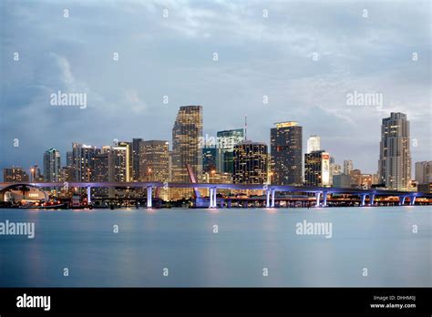 Skyline, Downtown, Miami, Miami-Dade County, Florida, United States ...