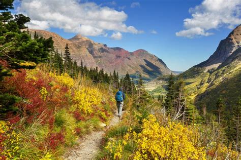 Hike in autumn season stock photo. Image of landscape - 161753730