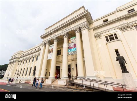 The exterior of the National Museum building in Manila, Philippines ...