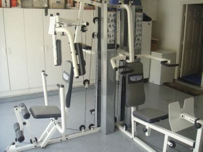 Iron Grip TSA 9900 3 Station Home Gym Weight set training body building ...