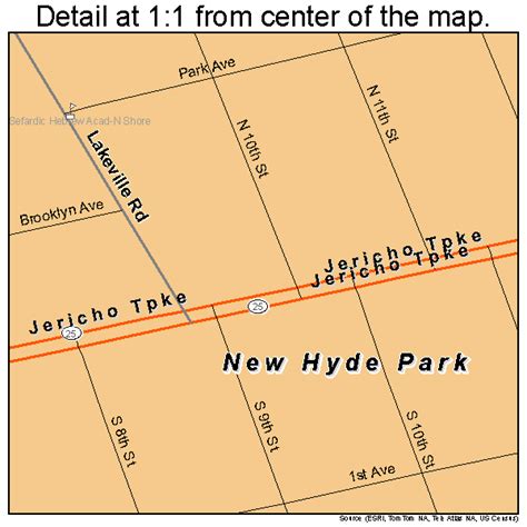 New Hyde Park New York Street Map 3650397