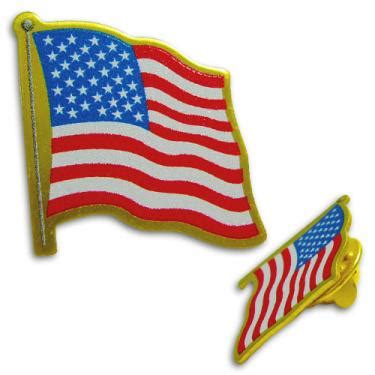 Promotional Flag Pin USA - Bongo - Country Flag Pins