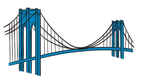 Suspension Bridge Drawing at GetDrawings | Free download