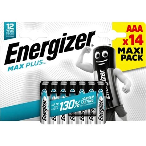 Energizer Max Plus AAA (14) - Compare Prices & Where To Buy - Trolley.co.uk