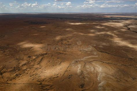 Lake Eyre Salt Flats South Australia Aerial with Dramatic Storm Clouds ...