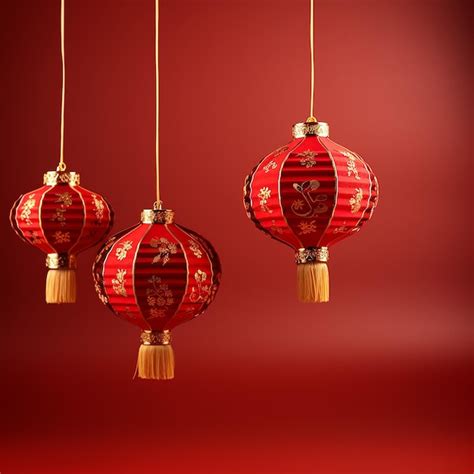 Premium Photo | Chinese new year lanterns