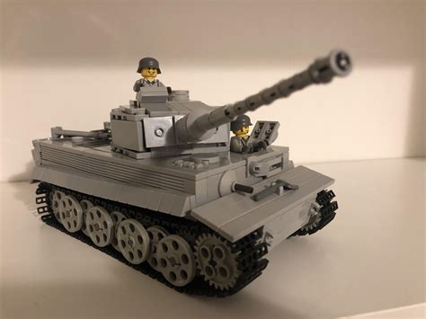 I refreshed my custom Lego WWII German Tiger tank, not too sure about ...