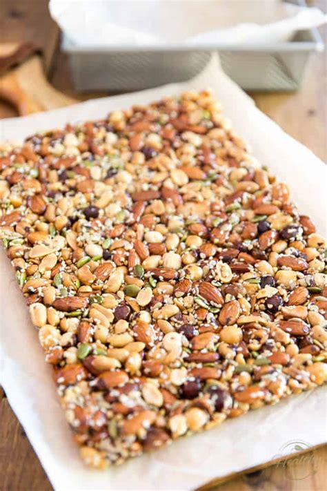 Homemade Kind Nut Bars • The Healthy Foodie