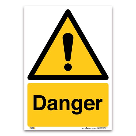 Danger Sign | Warning Signs | Danger Safety Signs