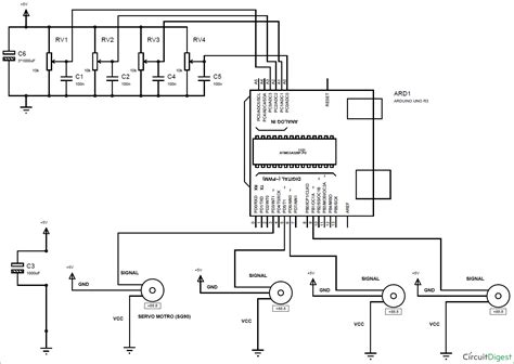 DIY Arduino Robotic Arm Project with Circuit Diagram & Code