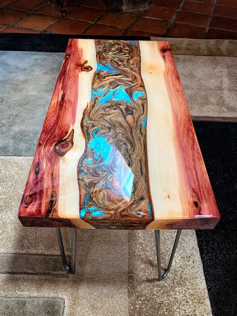 DIY Epoxy Resin Table | Resin furniture, Epoxy wood table, Resin table