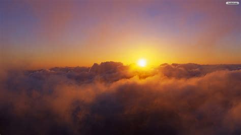 Sunset Above the Clouds wallpaper | 1920x1080 | #32096