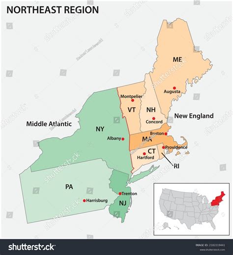 Map Of Northeast USA With States And Cities Map Of, 46% OFF