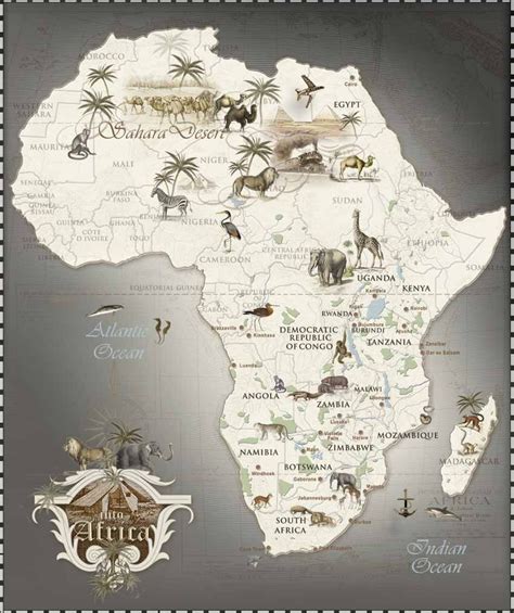 South Africa Safari Parks Map