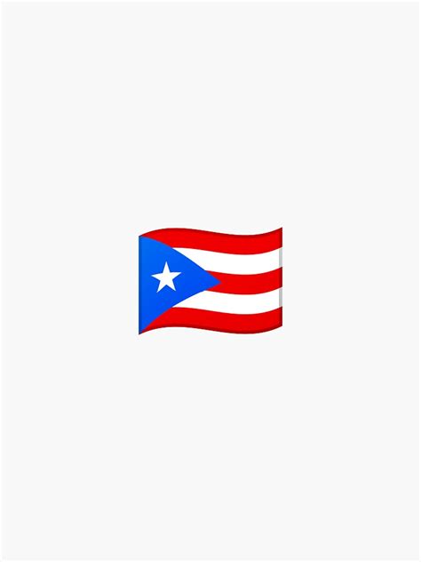 " Emoji Flag Puerto Rico" Sticker for Sale by Stickypegatinas | Redbubble