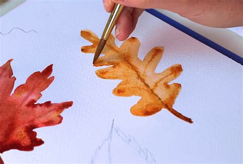 How to Paint Fall Leaves