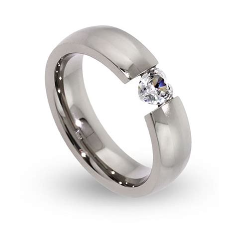 Floating Diamond Wedding Ring - jenniemarieweddings