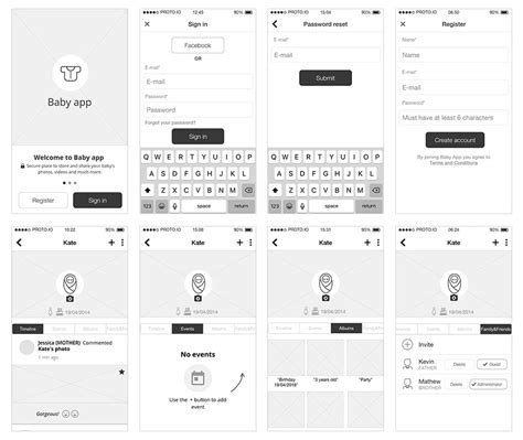 Ux wireframe examples | projectexample