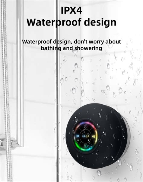 Wireless Waterproof Shower Speaker – CIRCUIT CRAFTED