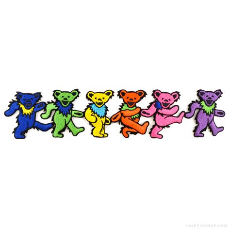 Grateful dead dancing bears vector art - menslocal