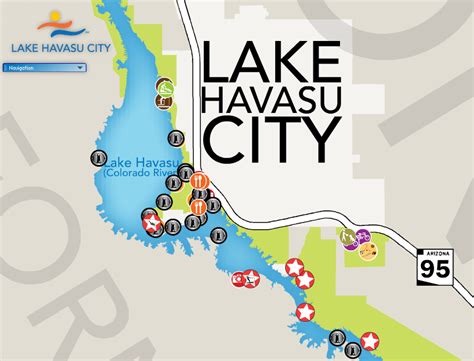 Discovering The Beauty Of Lake Havasu Through Its Map - Map Of Europe