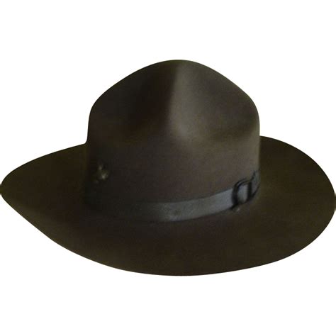 Marine Drill Sergeant Campaign Hat size 6 7/8 - hb from hodgepodgelodge ...