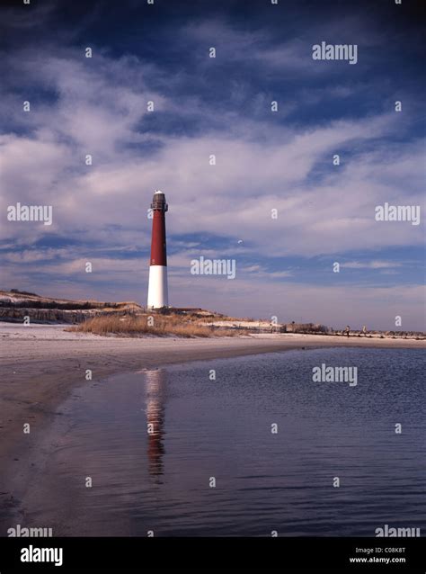 Barnegat Bay Lighthouse- New Jersey Stock Photo - Alamy