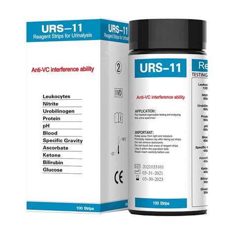 Urine Strips 11 Parameters ph Ketone Test Strips for Testing Ketosis ...