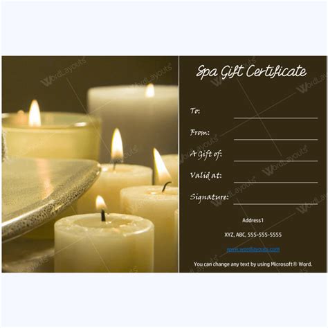 Bring in Clients with Spa Gift Certificate Templates