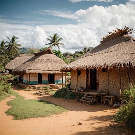 Premium AI Image | Traditional village in the Amazon rainforest of Cuyabeno