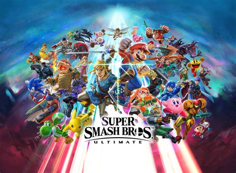 Super Smash Bros. Ultimate OFFICIAL Key Art (Wide) by Leafpenguins on ...