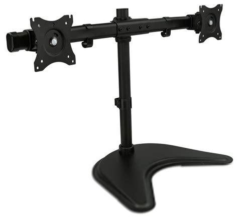 Freestanding Dual Monitor Desk Stand – Mount-It!